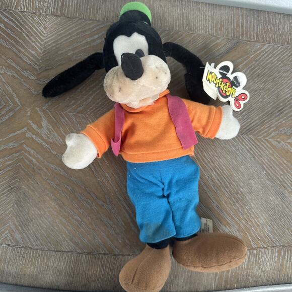 Vintage Disney Store Goofy Plush Lot Set of 3 Mouseketeers Stuffed Animals - Picture 2 of 16